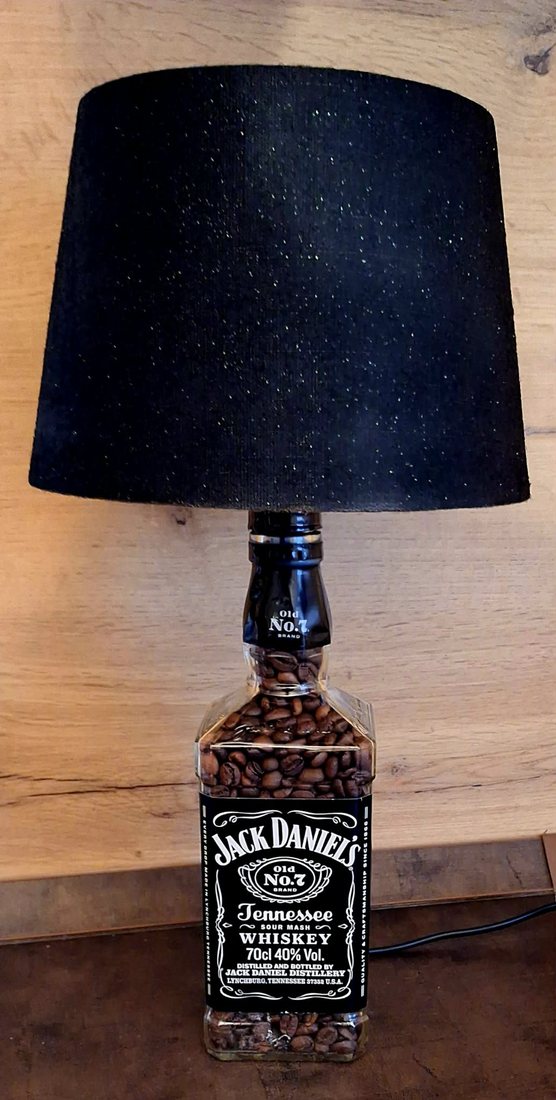 Jack Daniel's üveglámpa – sötét ernyő II